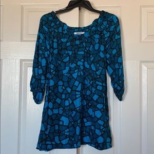 DKNY Blue Blouse